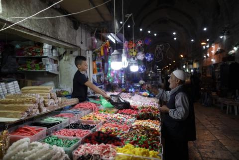 أسواق القدس حزينة وفارغة عشية العيد