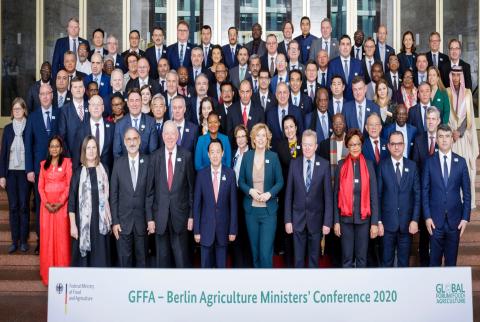عطاري يشارك في مؤتمر وزراء الزراعة العالمي في برلين