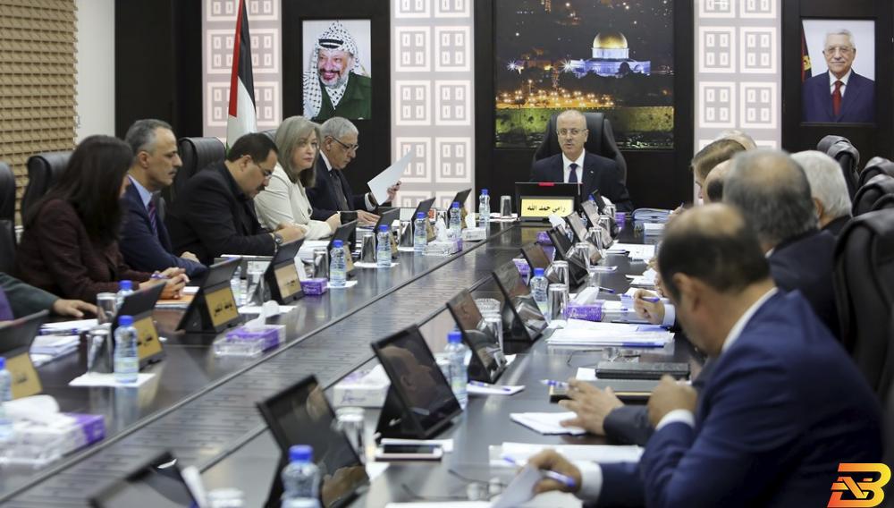 رام الله: مجلس الوزراء الفلسطيني يصادق على جملة من القرارات